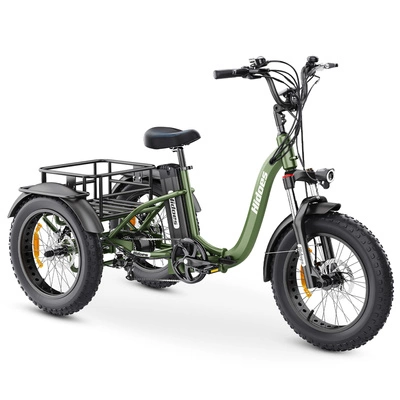 Hidoes ET1 Triciclu electric - Putere 750W | Baterie 20Ah | Viteză 25mph | Autonomie 59mi