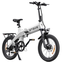 Bicicleta electrică pliabilă ENGWE C20 Pro - Putere 850W | Baterie 19.2Ah | Viteză 30mph | Autonomie 93mi