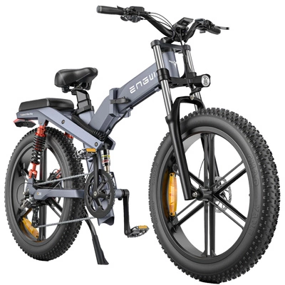 ENGWE X26 Bicicletă electrică pliabilă - 1200W putere | 19.2Ah baterie | 31mph viteză | 62mi gamă